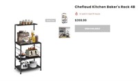 E6092 Cheflaud Kitchen Bakers Rack 4B