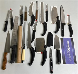Lot of Assorted Kitchen Knives