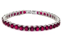 Brilliant 14.50 ct Ruby Tennis Bracelet