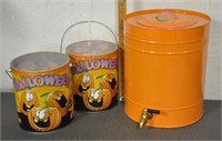 Drink dispenser,  candy in buckets, unused