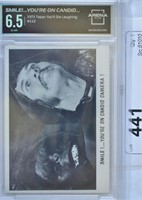 1973 Topps You'll Die Laughing SMILE Card Graded 6