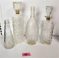 Lot of Vtg Decanters