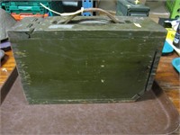Empty Wooden Ammo Case