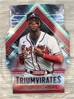 Ronald Acuna Jr Triumvirates Die Cut Parallel