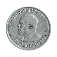 Kenya 50 cents, 1978 President Daniel Arap Moi