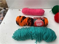 Assorted Knitting Yarn & Material