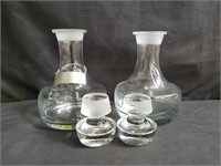 Glass decanters