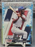 Billy Williams 2021 Topps Outstanding Opening Day