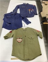 3 Boy Scouts shirts