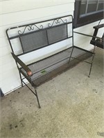 Iron patio furniture