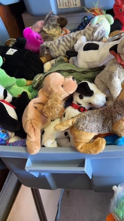 Beanie Babies tote lot