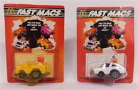 2 1985 McDonald's Fast Macs pull back racers on