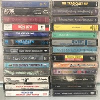 QTY 26 Classic Rock Cassettes