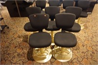 (5) Gary Plat Swivel Chairs