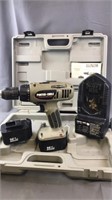 Porter Cable Cordless Drill/driver, 2 Batteries &