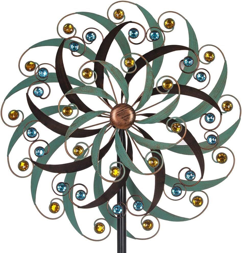 Large Metal Wind Spinners  3 Layers-80*20 Inch