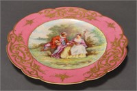 Late 19th Century French Porcelain Cabinet Plate,