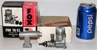 Vintage Fox 15 CL Model Plane Engine w Extras