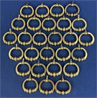 (27) Keeler Brass Co., Drop ring drawer pulls,
