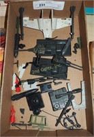 G I Joe & Misc Action Figures Weapons Box Lot