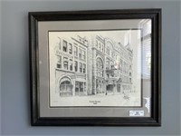 Evansville Grand Theatre Framed Print