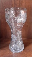 Cut Glass Lead Crystal Vase