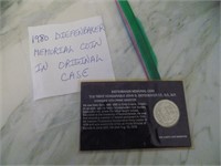 1980 Diefenbaker Memorial Coin in Orig Case
