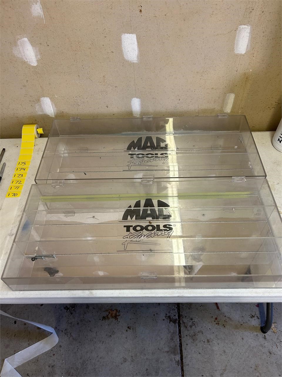 Mac Tools Display Cases (one damaged)