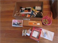 box of misc items