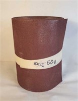 Roll of 50 Grit Sandpaper - 12" wide