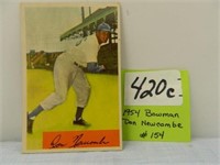 Don Newcombe 1954 Bowman #154