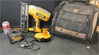 DeWalt nail gun and bag