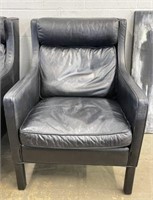 Restoration Hardware Modern Leather Armchair