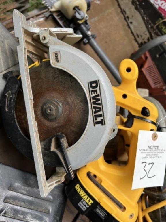 Dewalt circular saw X2 Black and decker SAWZALL