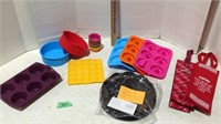 Silicone bakeware and wine holders