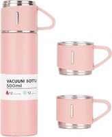 3 Cups Vacuum Flask Set 500ml