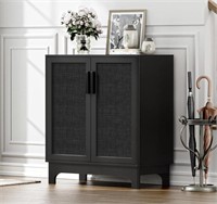 ANMYTEK RATTAN 2 DOOR SIDEBOARD CABINET