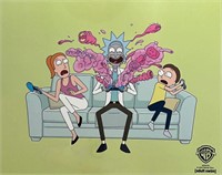 Warner Bros Rick And Morty Sericel Animation Art C