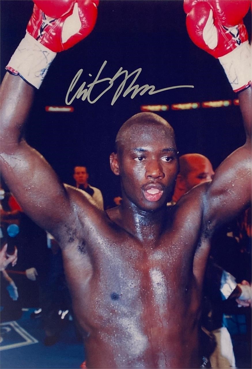 Autograph Signed COA Boxer Sport Movie TV Music 8x12 Photo D