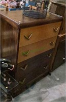 Shabby chic mid century chest of drawers -