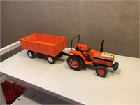 Kubota tractor and wagon