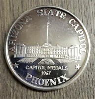 Sterling Silver Round: Arizona