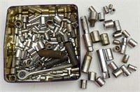 Large Assortment 1/2 Inch, 3/8 Inch Drive Sockets