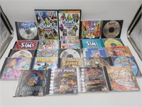 Large Lot of PC GAMES- TYCOON/ SIMS/