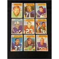 (50) 1966 Philadelphia Football Cards With Stars