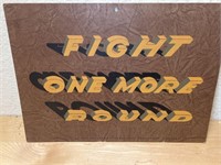 Vintage 1941 WW2 Motivational Card Poster FIGHT