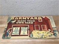 1944 Vintage Barnyard Make Your Own Farm Die Cut