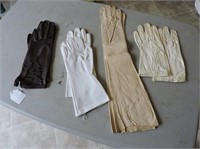Quantity Ladies Leather & Cotton Gloves