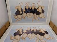"Ladies Of The Downtown Pool" Prints
