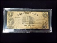 1852 Gramercy Bank $1
